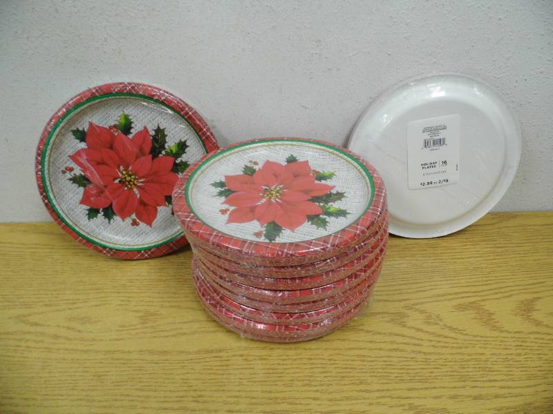 10 Packs of 16 each Paper Plates