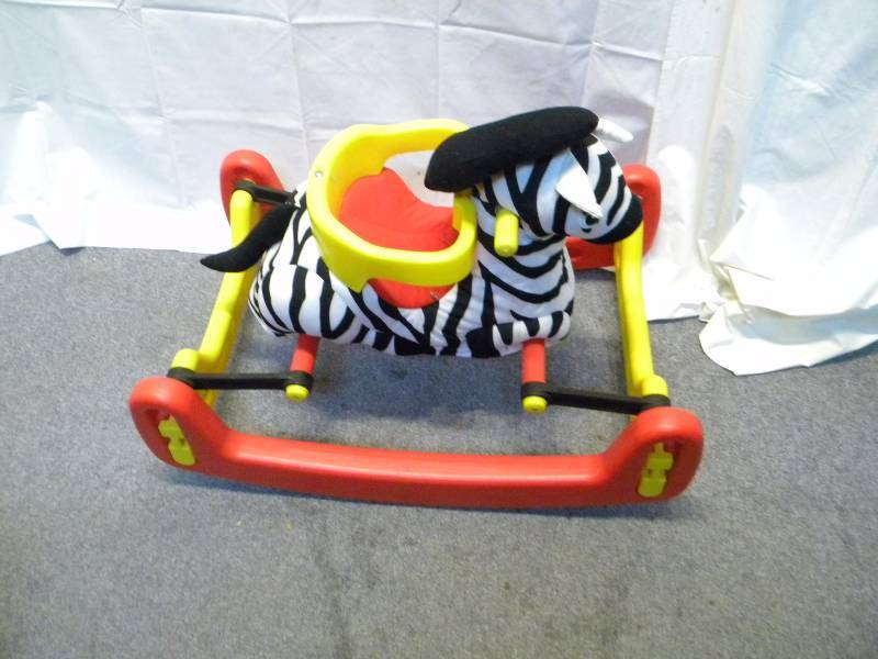 lot 6 image: Todays Kids Toddler Bouncy Zebra