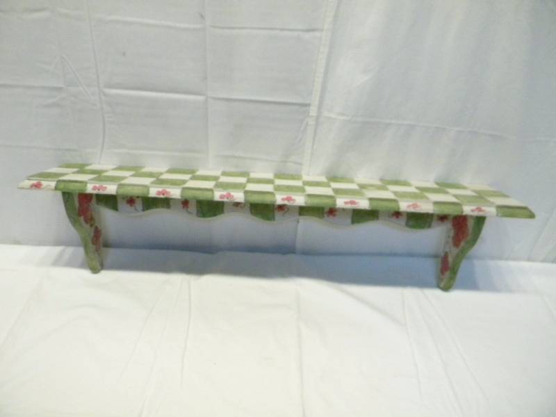 lot 28 image: Handpainted Shelf