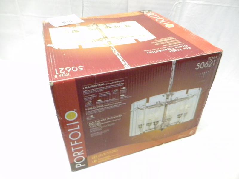 lot 32 image: Portfolio Chandelier NIB