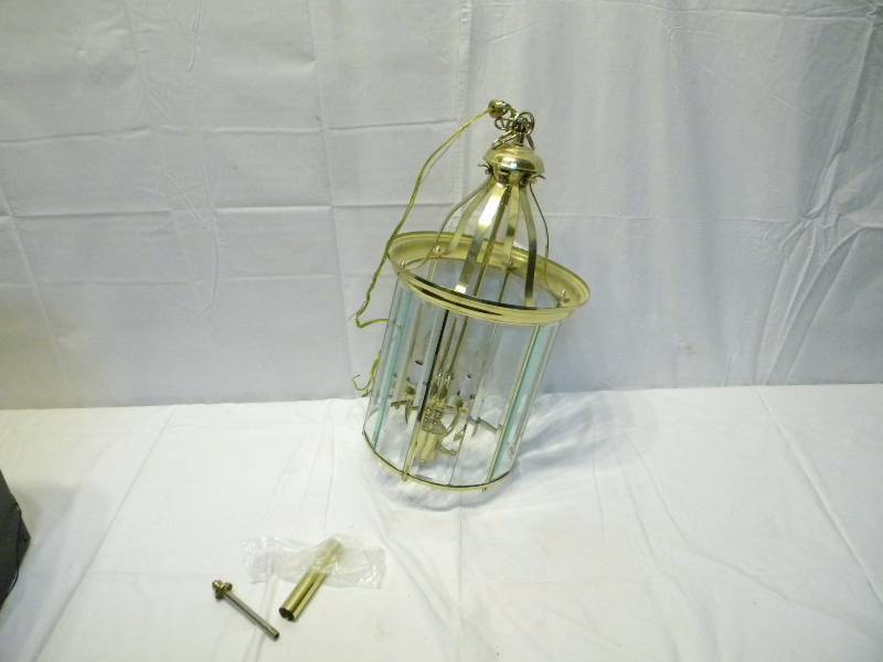 lot 41 image: Brass Chandelier