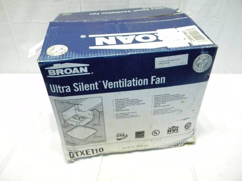 lot 59 image: Broan Silent Ventilation Fan