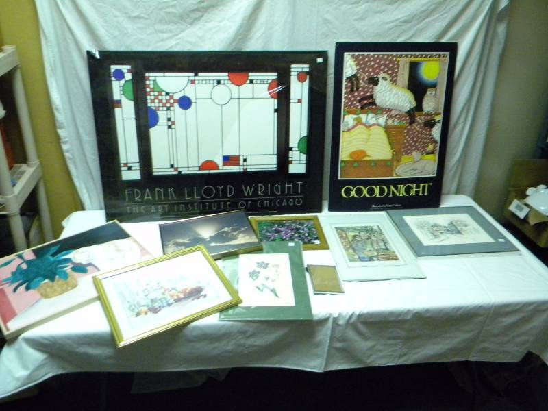 lot 116 image: Framed Art Lot