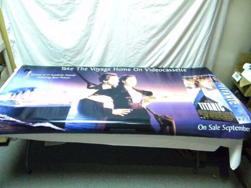 lot 131 image: Titanic Double Sided Movie Poster