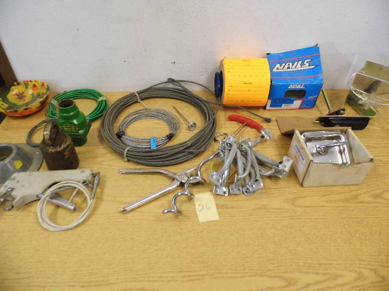 Cable, Nails & Hardware Items