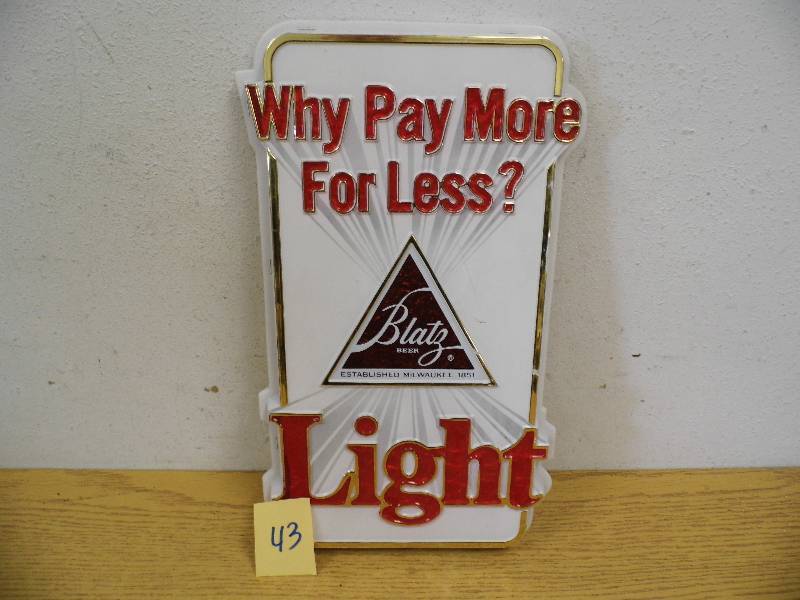 Blatz Sign