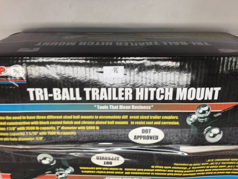 TRI-BALL TRAILER HITCH