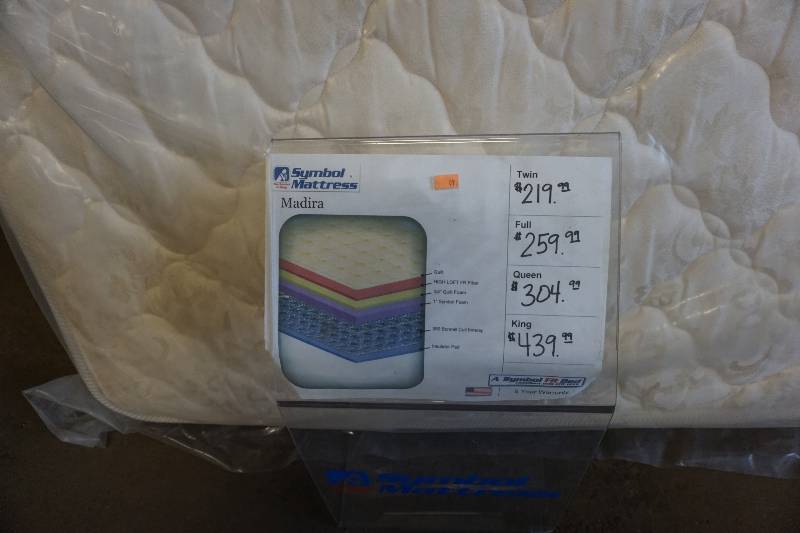 Symbol Mattress Brand Queen Size Madira Mattress and BaseBox Spring Set