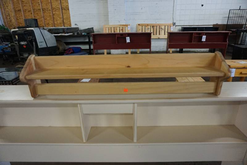 Pine Wood Decorative 36 Wall Mount Shelving Unit