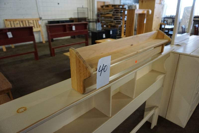 Pine Wood Decorative 36 Wall Mount Shelving Unit