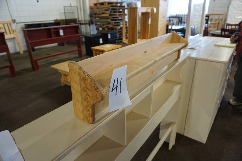 Pine Wood Decorative 36 Wall Mount Shelving Unit