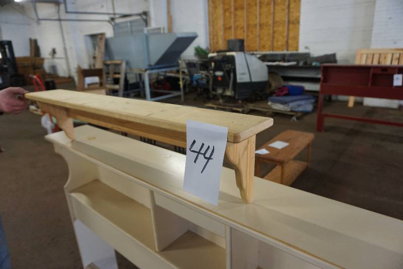 Pine Wood Decorative 36 Wall Mount Shelving Unit