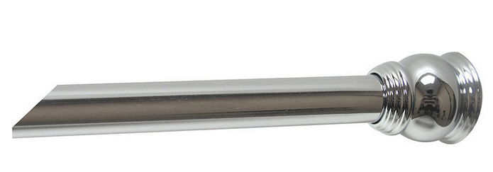lot 28 image: Milano Chrome Shower Tension Rod
