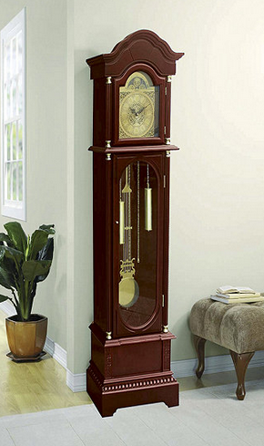 lot 44 image: McLeland Design 72 Grandfather Clock - Cherry