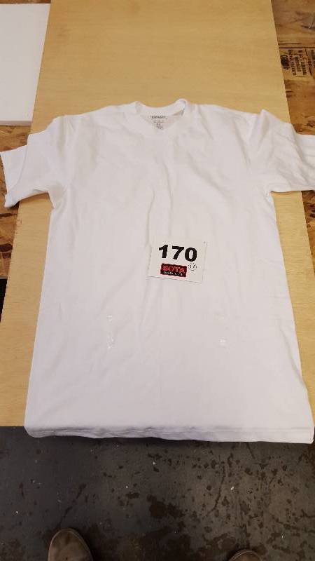 6 Pack Kirkland Signature Mens Crew Neck T-Shirts 100% Cotton Tagless-Medium