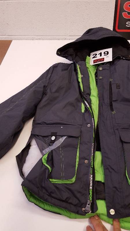 HAWKE & CO SPORT WINTER JACKET  GREY - SZ 1820