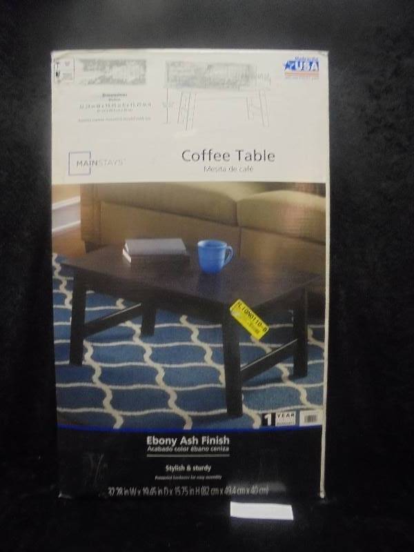 lot 12 image: Mainstays Coffee Table, NIB