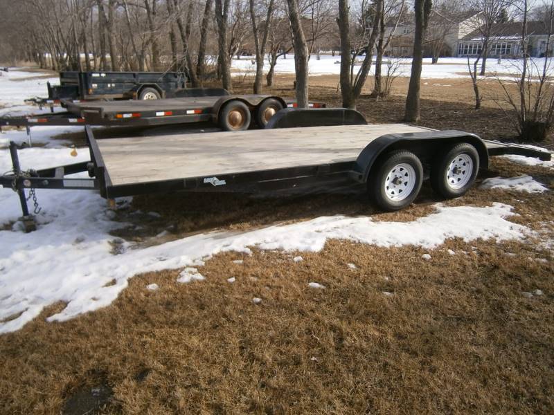 lot 3 image: 2010 Load Trail 7X18 Car Trailer