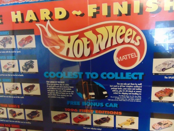 Large Framed Hot Wheels Poster