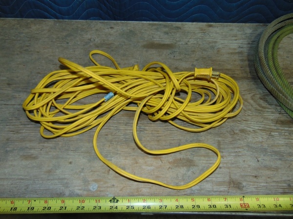 (1) Extension Cord And (1) Nylon Rope