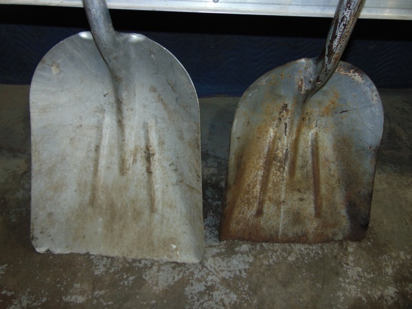 (2) Metal Shovels