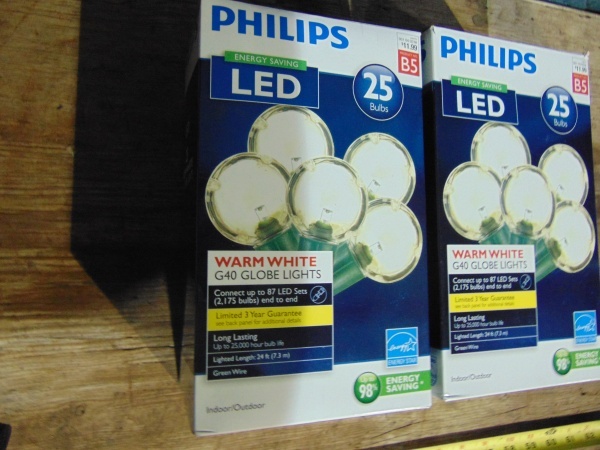 (2) Globe Lights