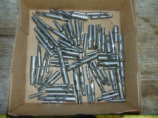 Large Lot Of Drill Press Bits