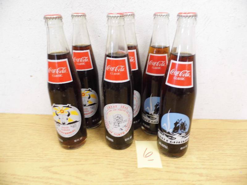 lot 6 image: North Daktoa Coke Bottles