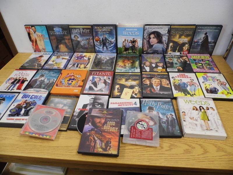 lot 8 image: DVDs
