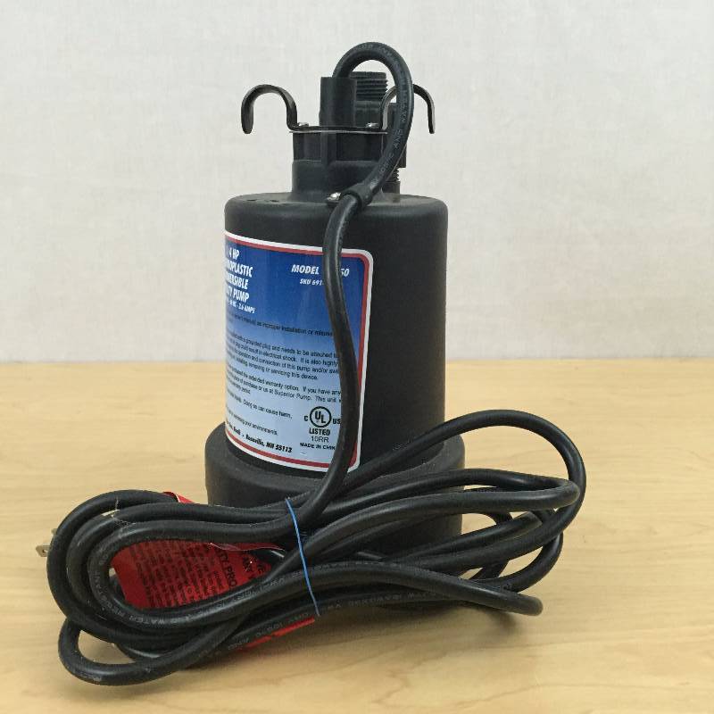 lot 59 image: New Superior Pump 91250 14 HP Thermoplastic Submersible Utility Pump See PDF