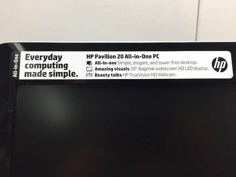 HP PAVILION ALL IN ONE PC