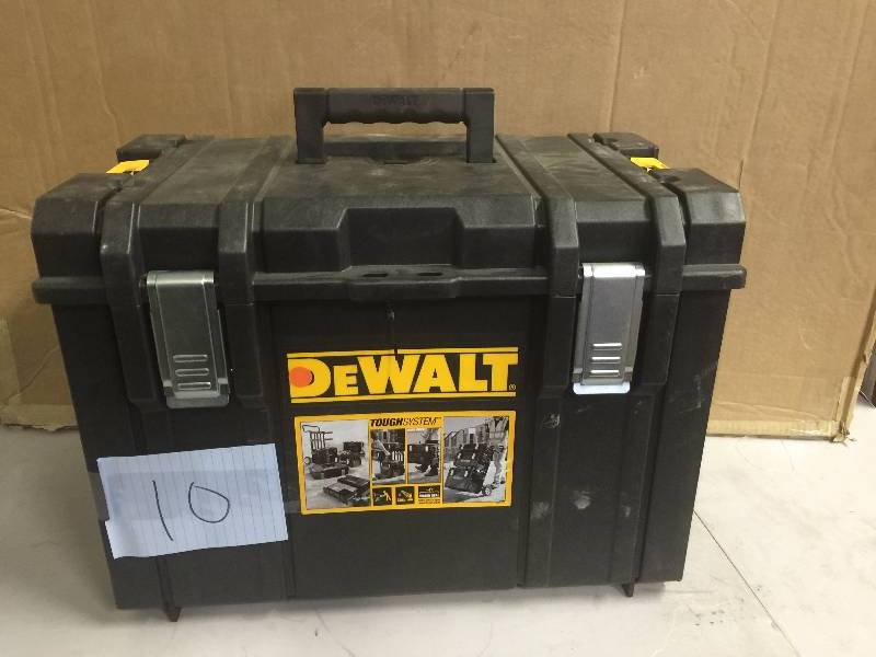 lot 10 image: Dewalt Tough System Tool Box