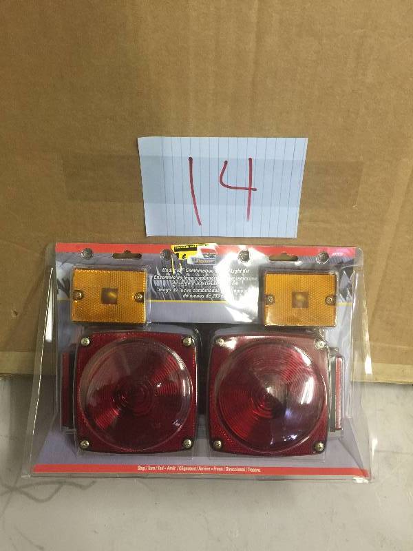 lot 14 image: reese Towpower 80 in. Wide Standard Under Trailer Light Kit New