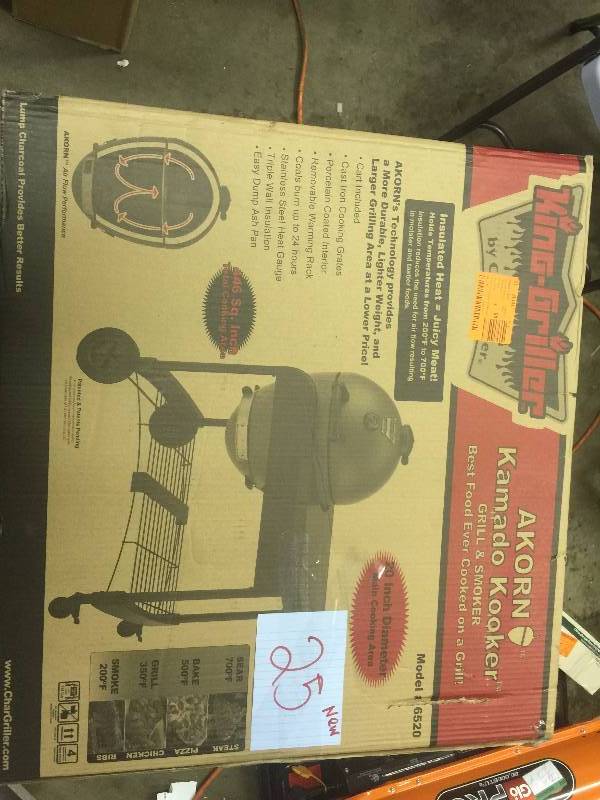 lot 25 image: Akorn Kooker Grill and Smoker New