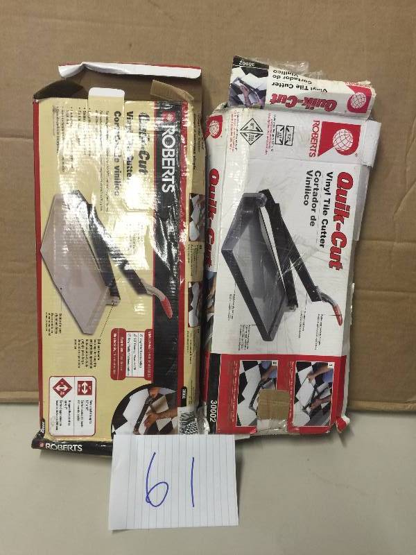 lot 61 image: Lot of 2 Quick Cut Vinyl Cutter