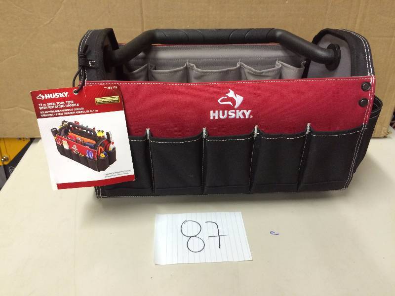 lot 87 image: Husky Tool Tote