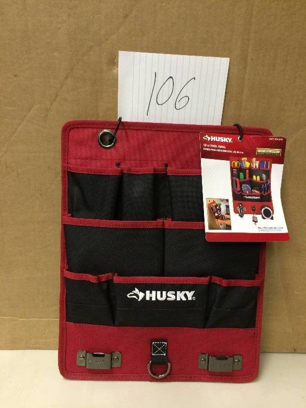 lot 106 image: Husky 12 Tool Wall New