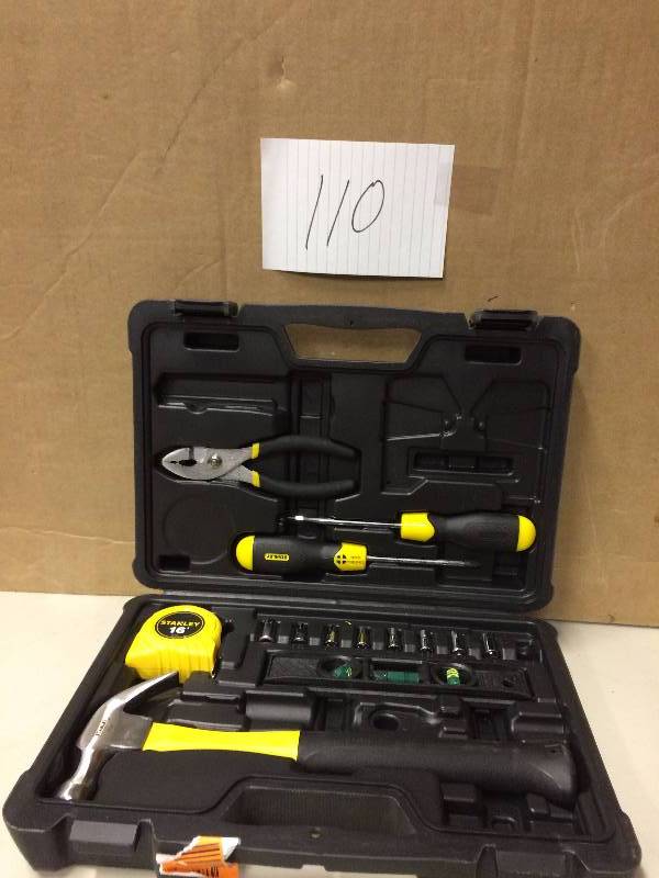 lot 110 image: Stanley 64 PC Tool Set New