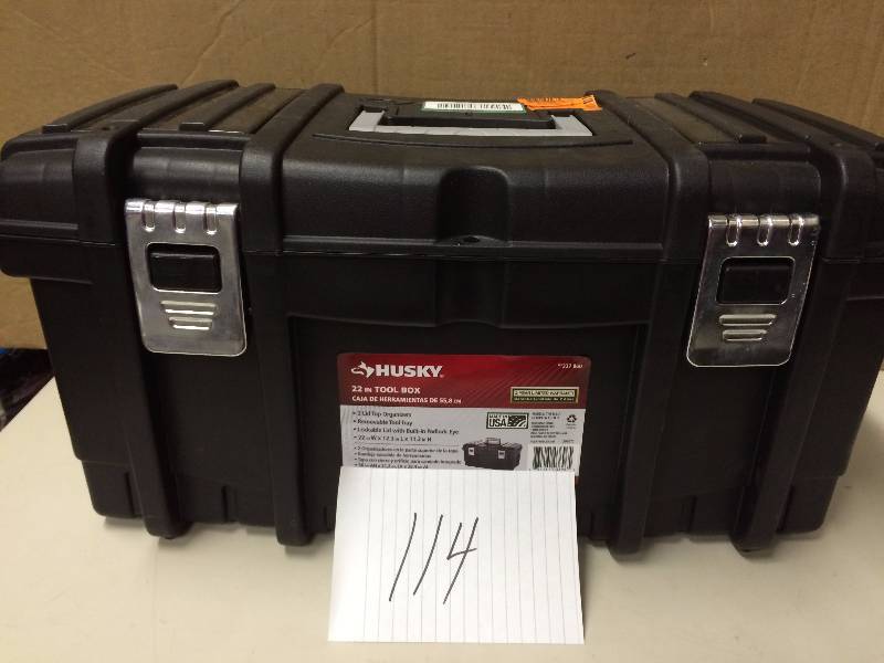 lot 114 image: Husky 27 in Tool Box