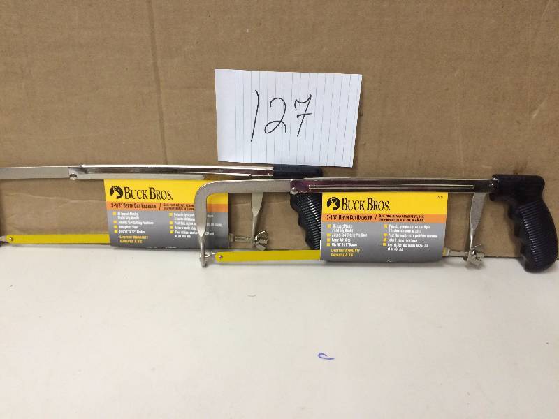 lot 127 image: Lot of 2 Buck Bros Saws New