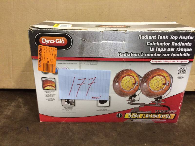 lot 177 image: Radiant Tank Top Heater