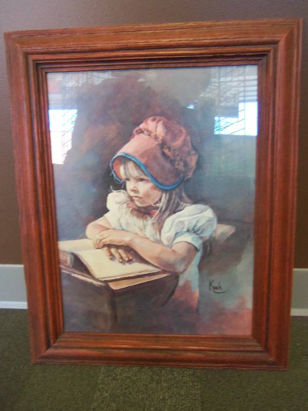 Prairie Girl Framed Print