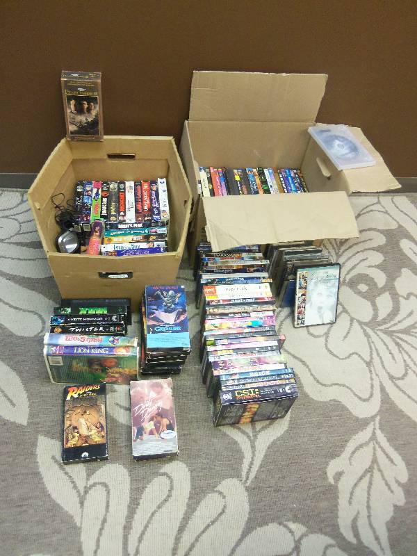 DVDs and VHS