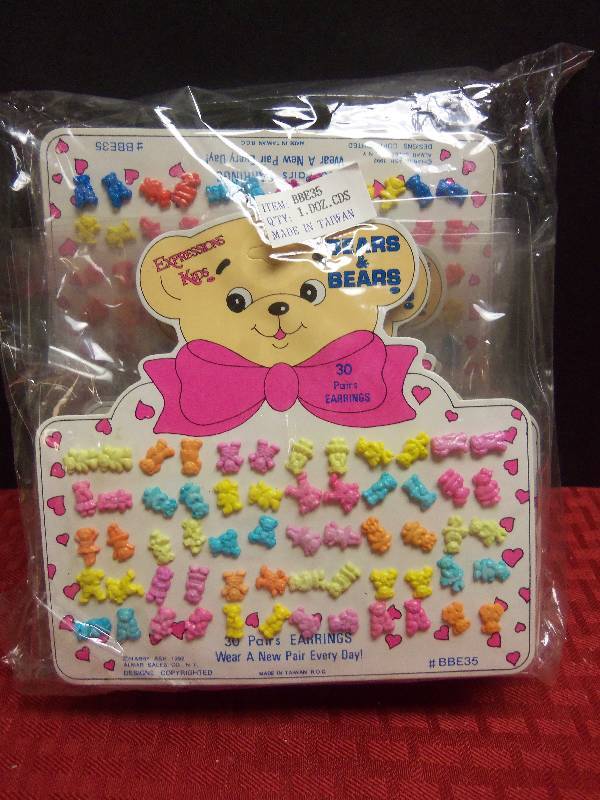 Teddy Bear Earrings