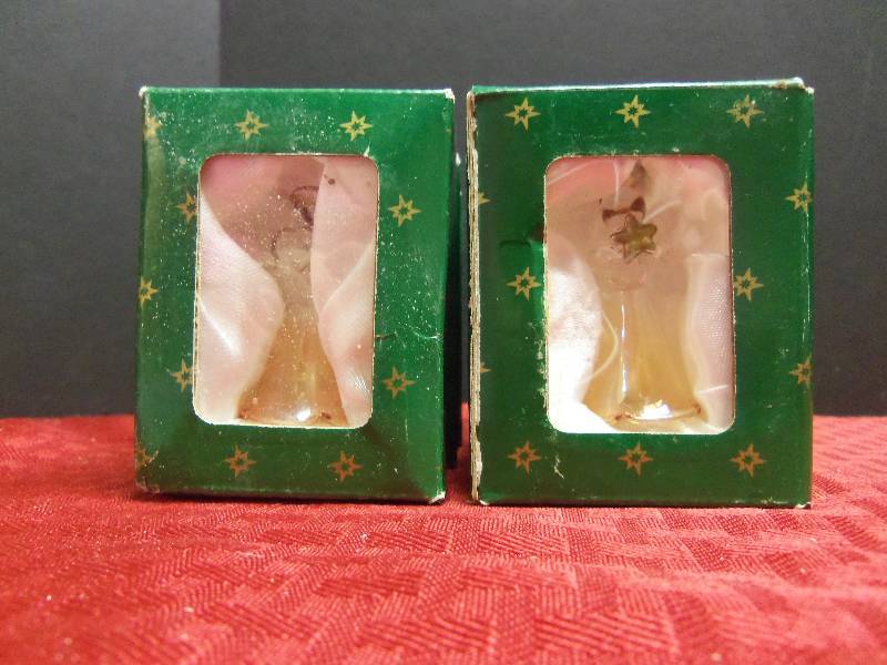 Glass Angel Ornaments
