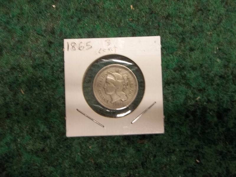 1865 3 Cent Nickel