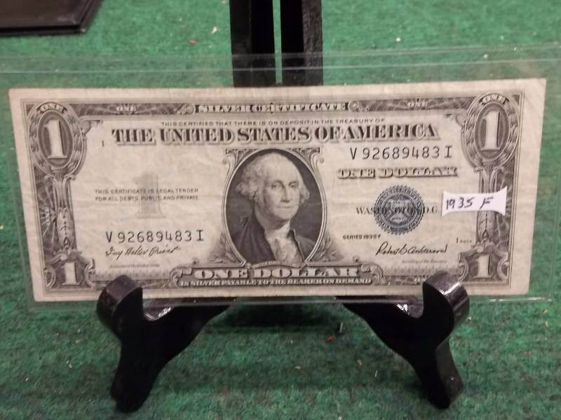 US $1 Silver Certificate Series 1935 F