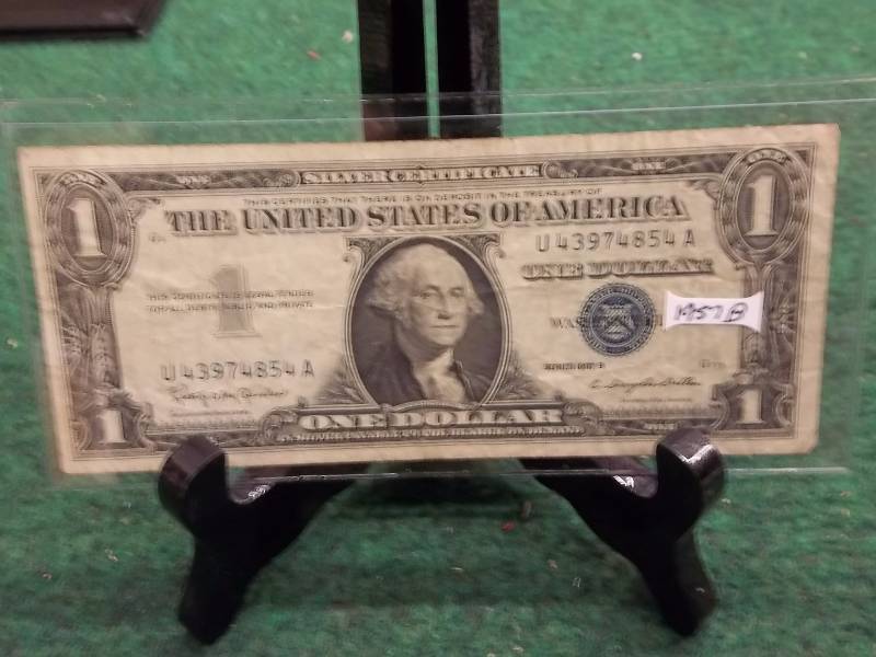 US $1 silver Certificate Series 1957 B