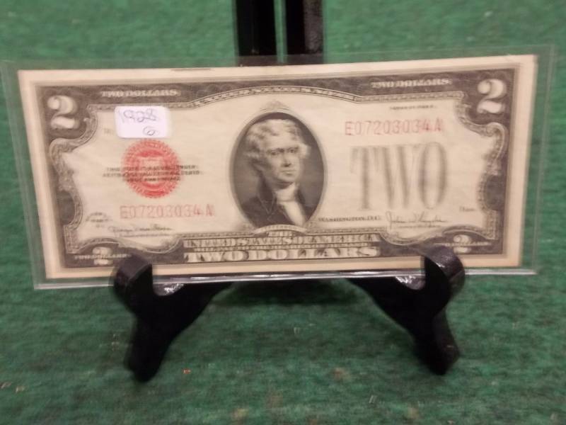 1928 Series US Note $2 Bill Crisp