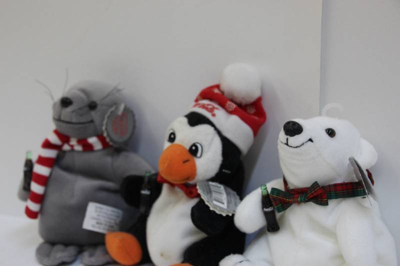 lot 19 image: Coca Cola Collectible Bean Bag Plush